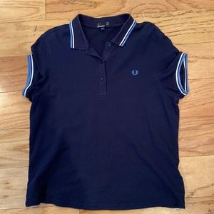 Fred Perry blue polo Womens size 12